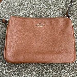 Kate Spade Brown Leather Crossbody!